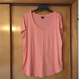 Torrid peach T-shirt.